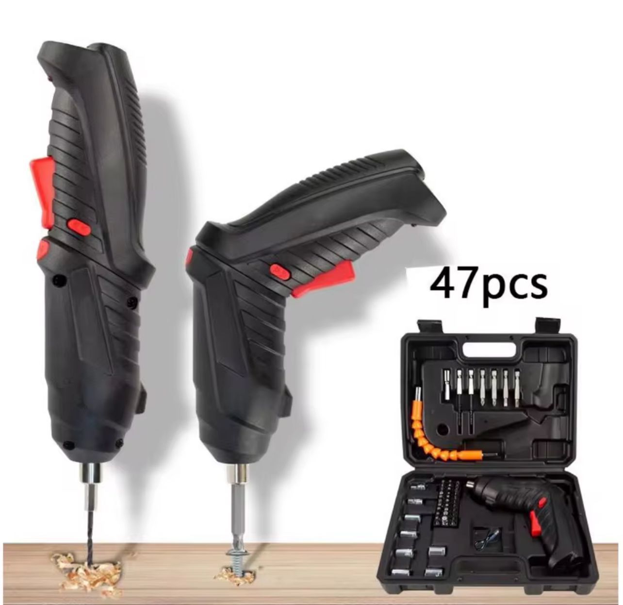 DESTORNILLADOR ELÉCTRICO INALÁMBRICO 47 EN 1 ⚡