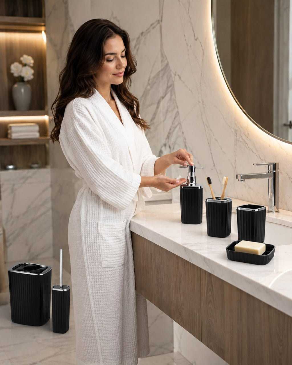 SET DE BAÑO 6 pcs