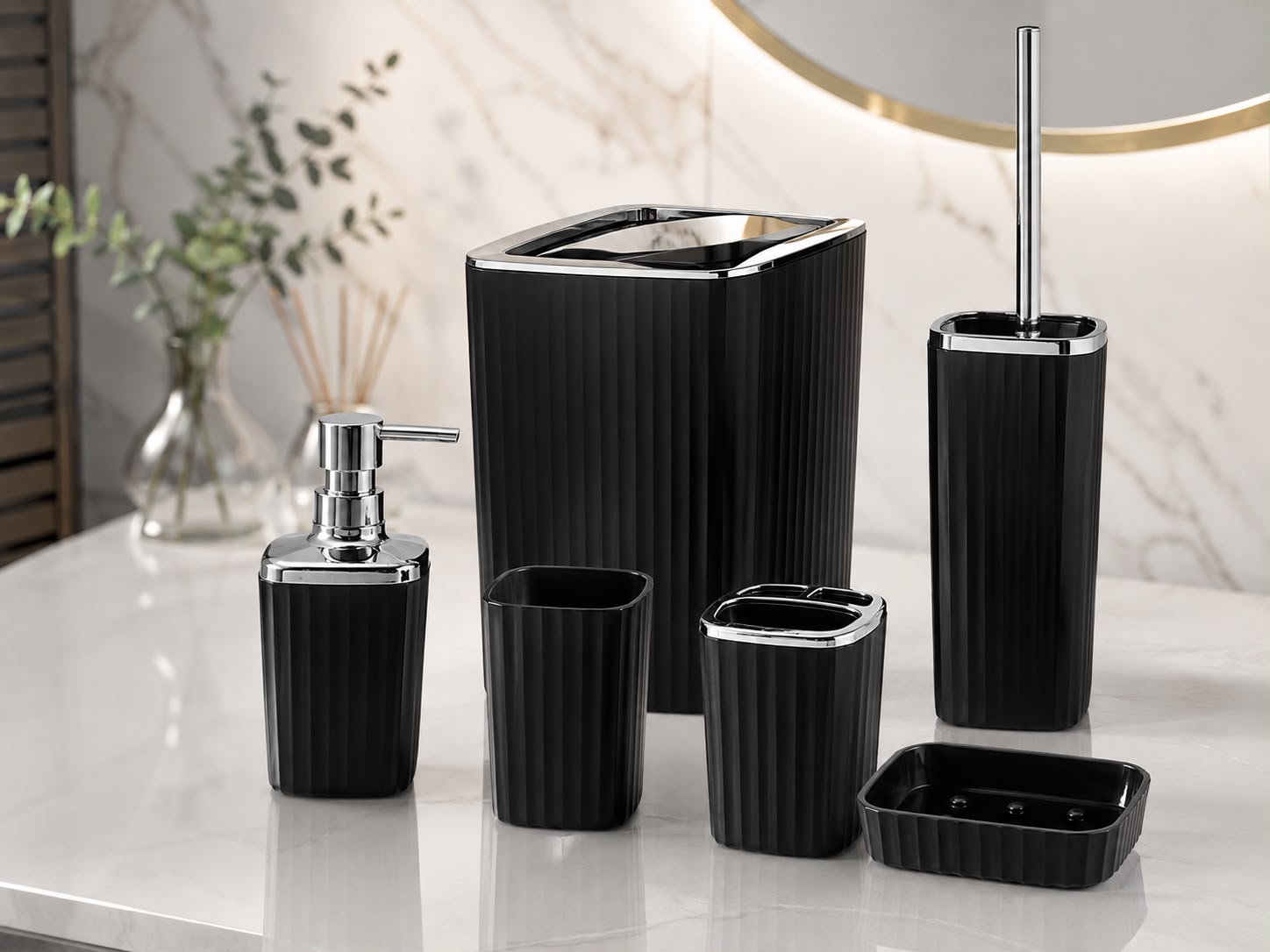 SET DE BAÑO 6 pcs