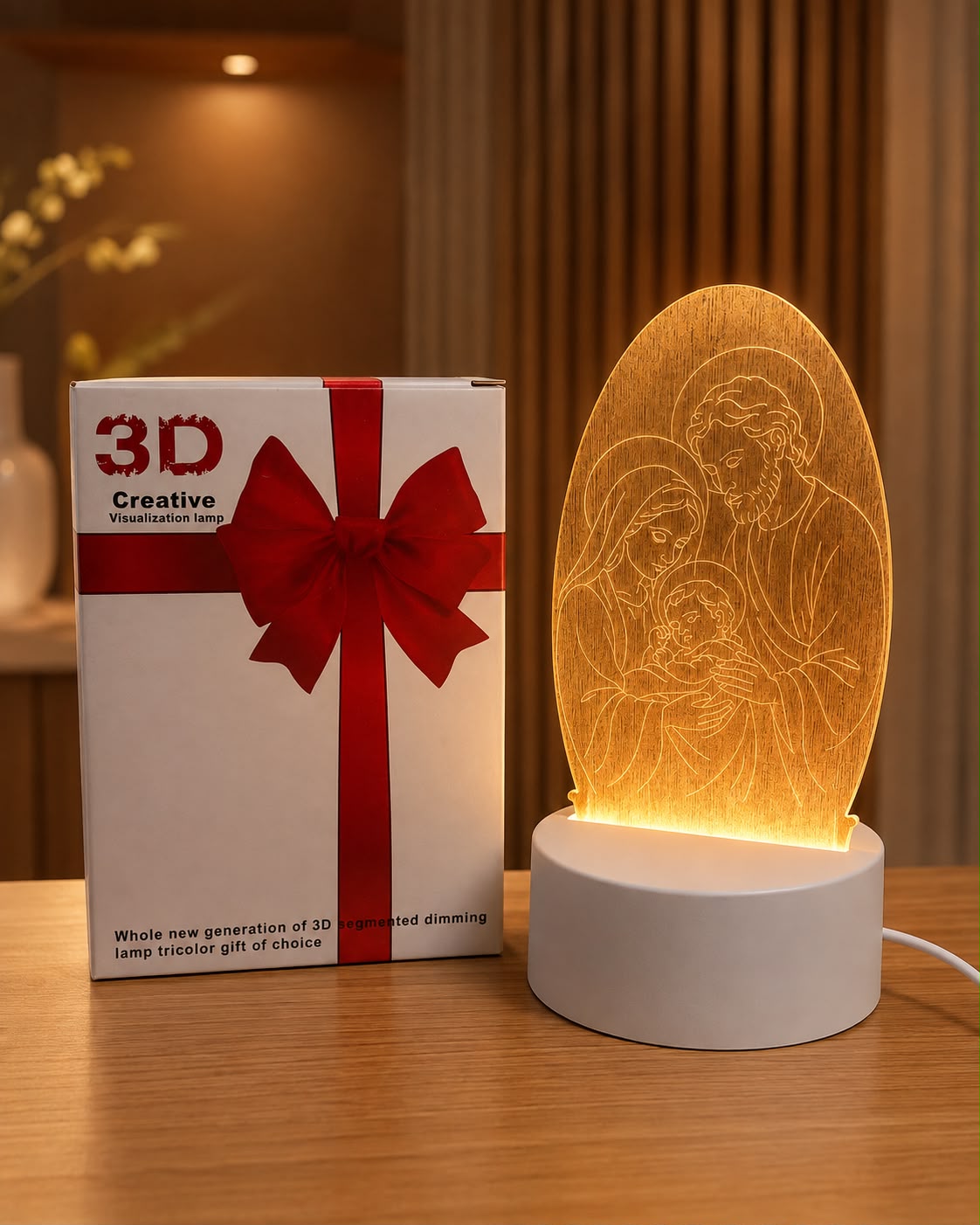 LÁMPARA DE LA SAGRADA FAMILIA. E8N3