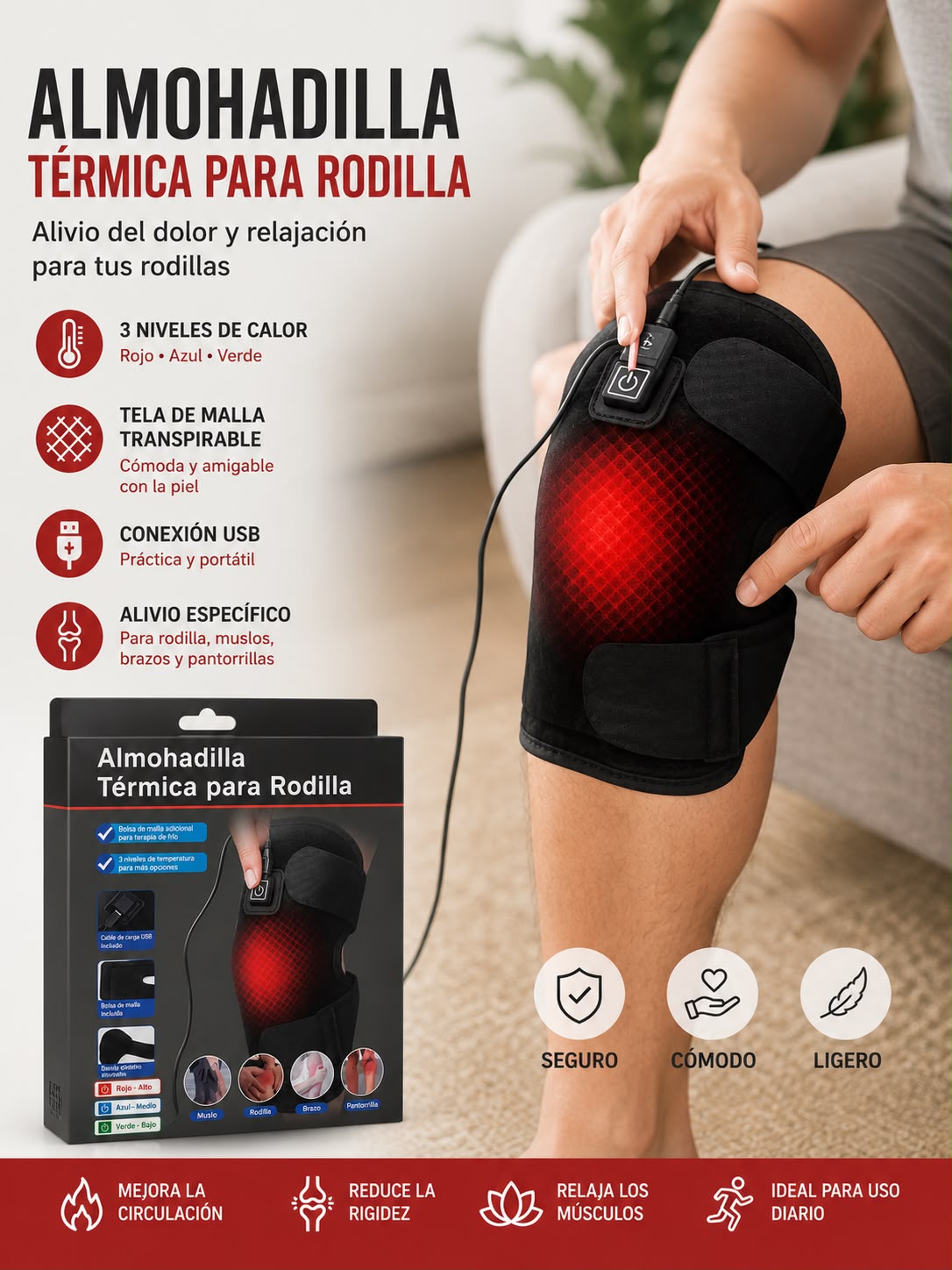 ALMOHADILLA TÉRMICA DE RODILLA