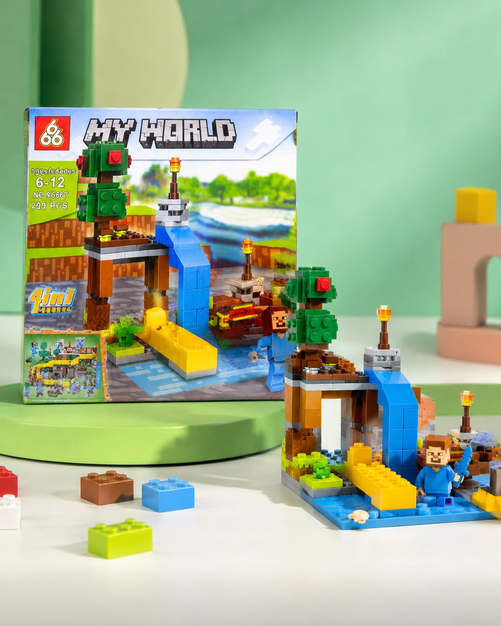 CAJA DE JUEGO DE MINICRAFT. P