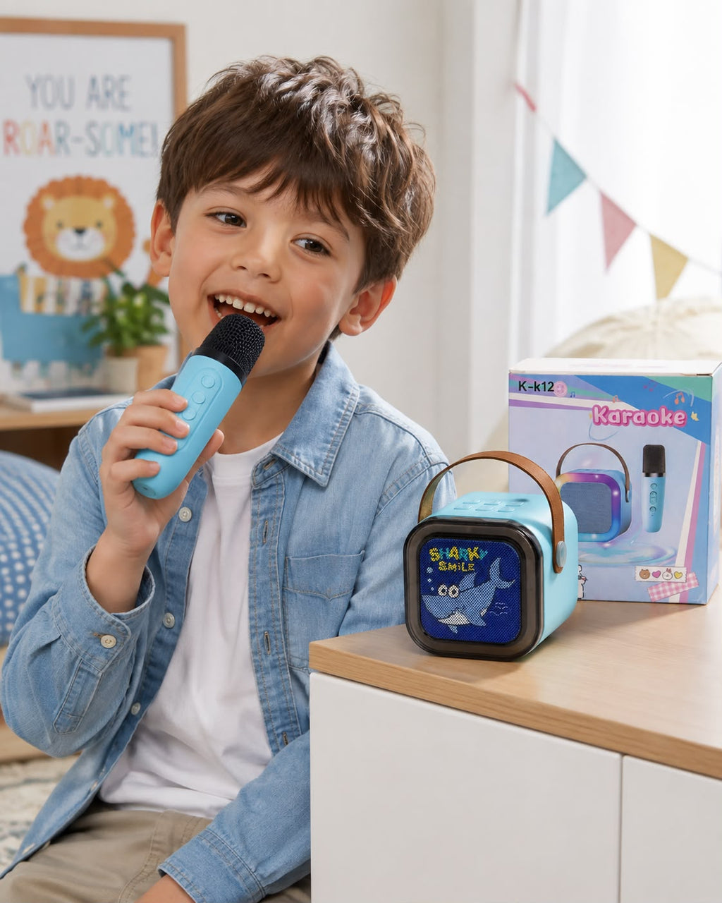 ¡KARAOKE INFANTIL CON MICRÓFONO! 🎶. E3N2