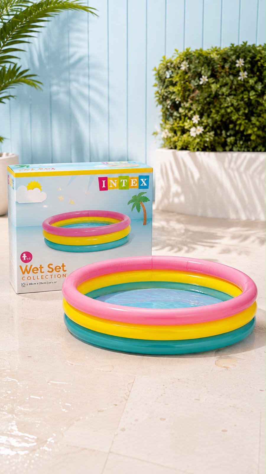 ¡PISCINA INFLABLE INFANTIL INTEX! 💦E7N2