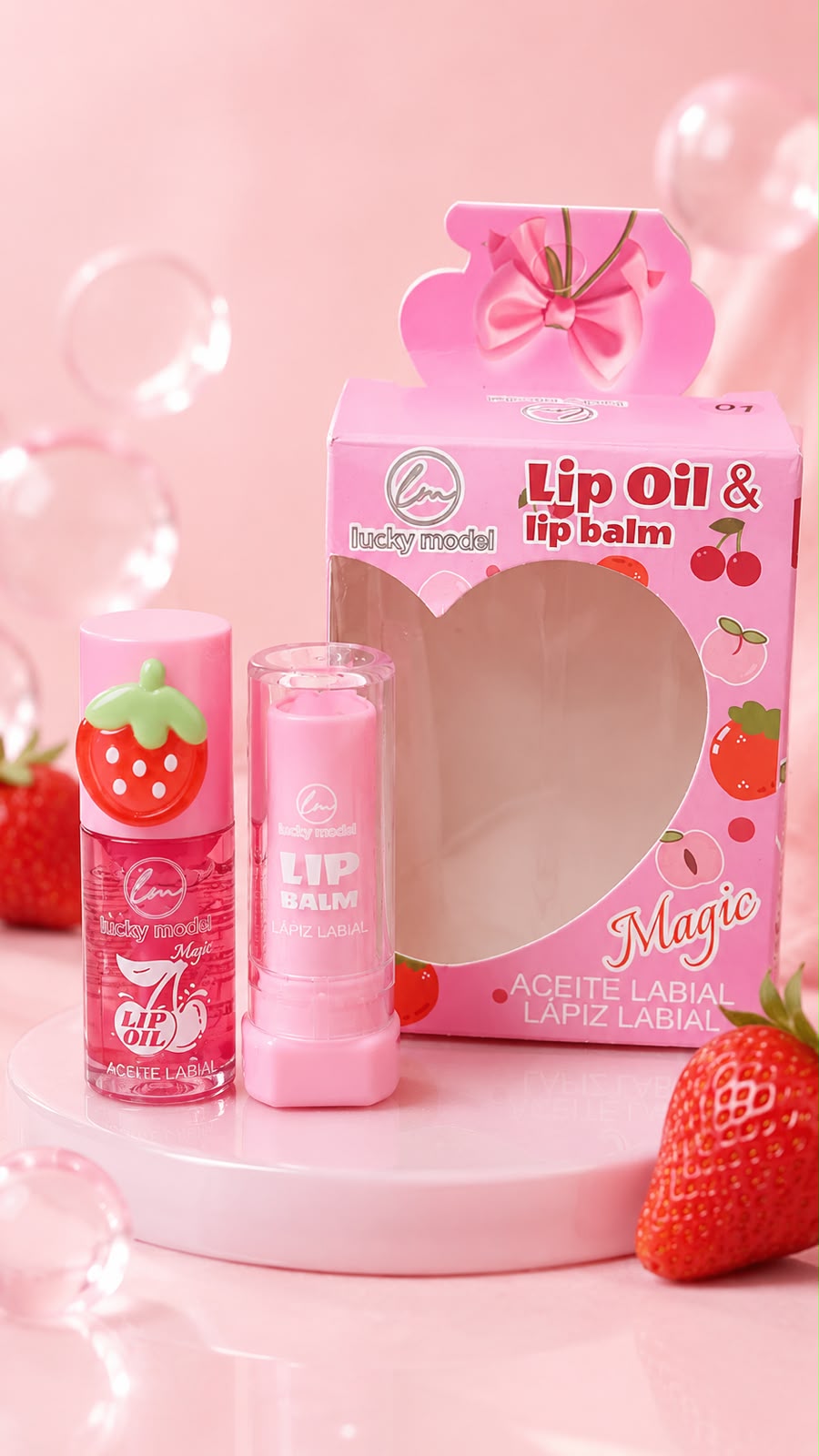 💋🍓 ¡LABIOS SUAVES, HIDRATADOS Y CON UN BRILLO HERMOSO! 🍓💋E1