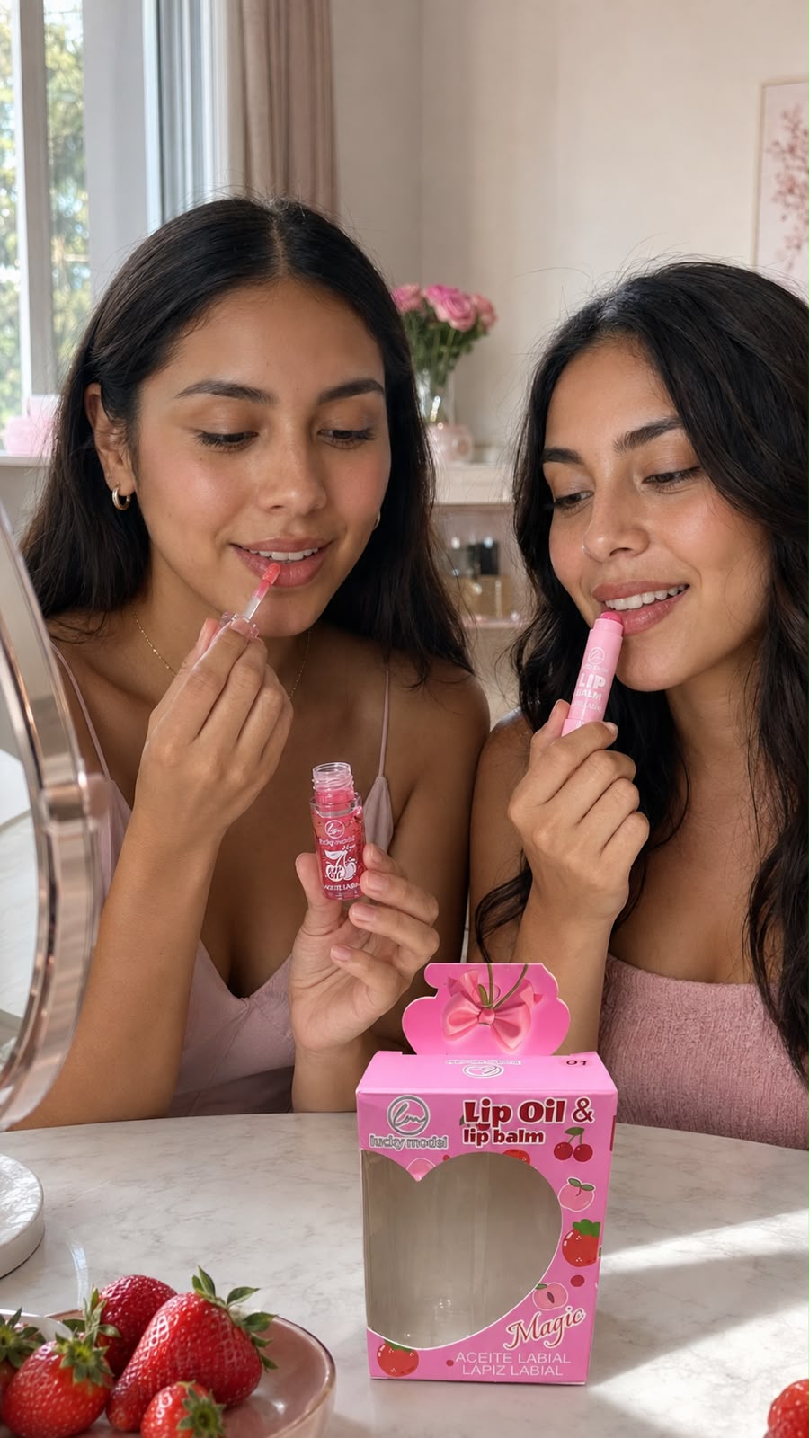 💋🍓 ¡LABIOS SUAVES, HIDRATADOS Y CON UN BRILLO HERMOSO! 🍓💋E1