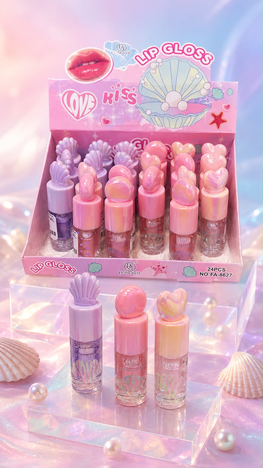 💖✨ BRILLOS LABIALES LOVE KISS ✨💖E1