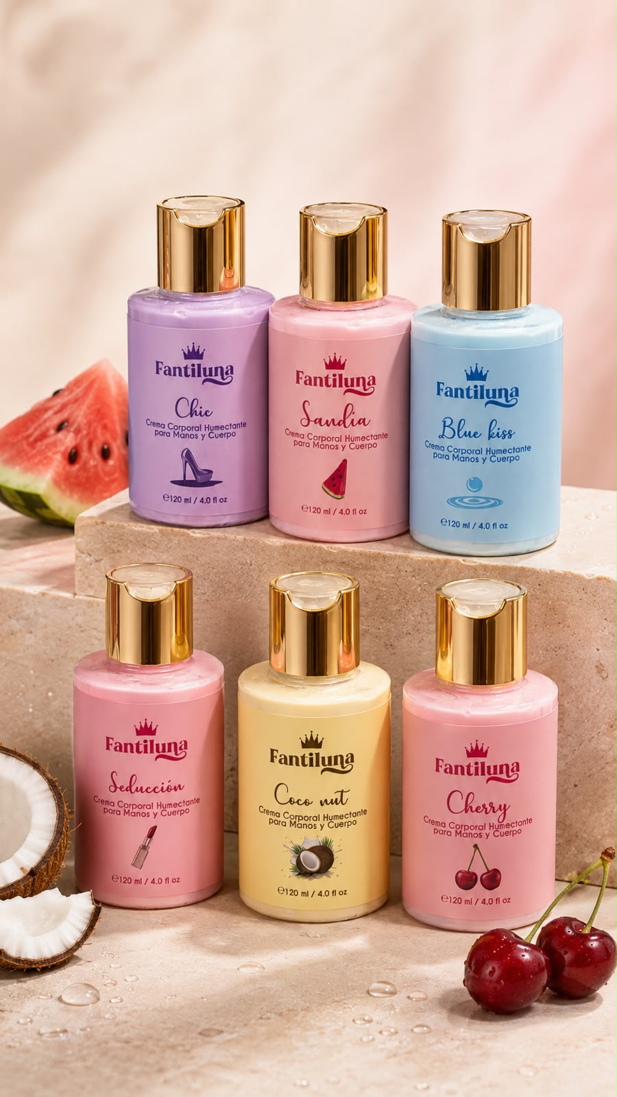 ✨ CREMA CORPORAL HUMECTANTE FANTILUNA  120ml✨E1