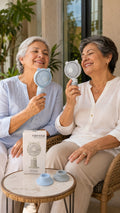 VENTILADOR PORTÁTIL CON BASE. C7