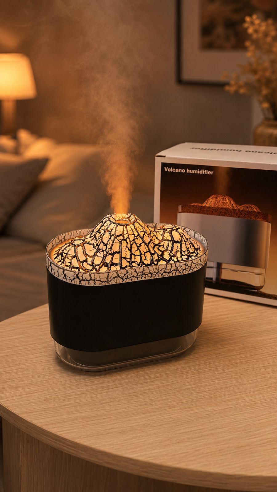 🌋💨 HUMIDIFICADOR EFECTO VOLCÁN 💨🌋.E8N2