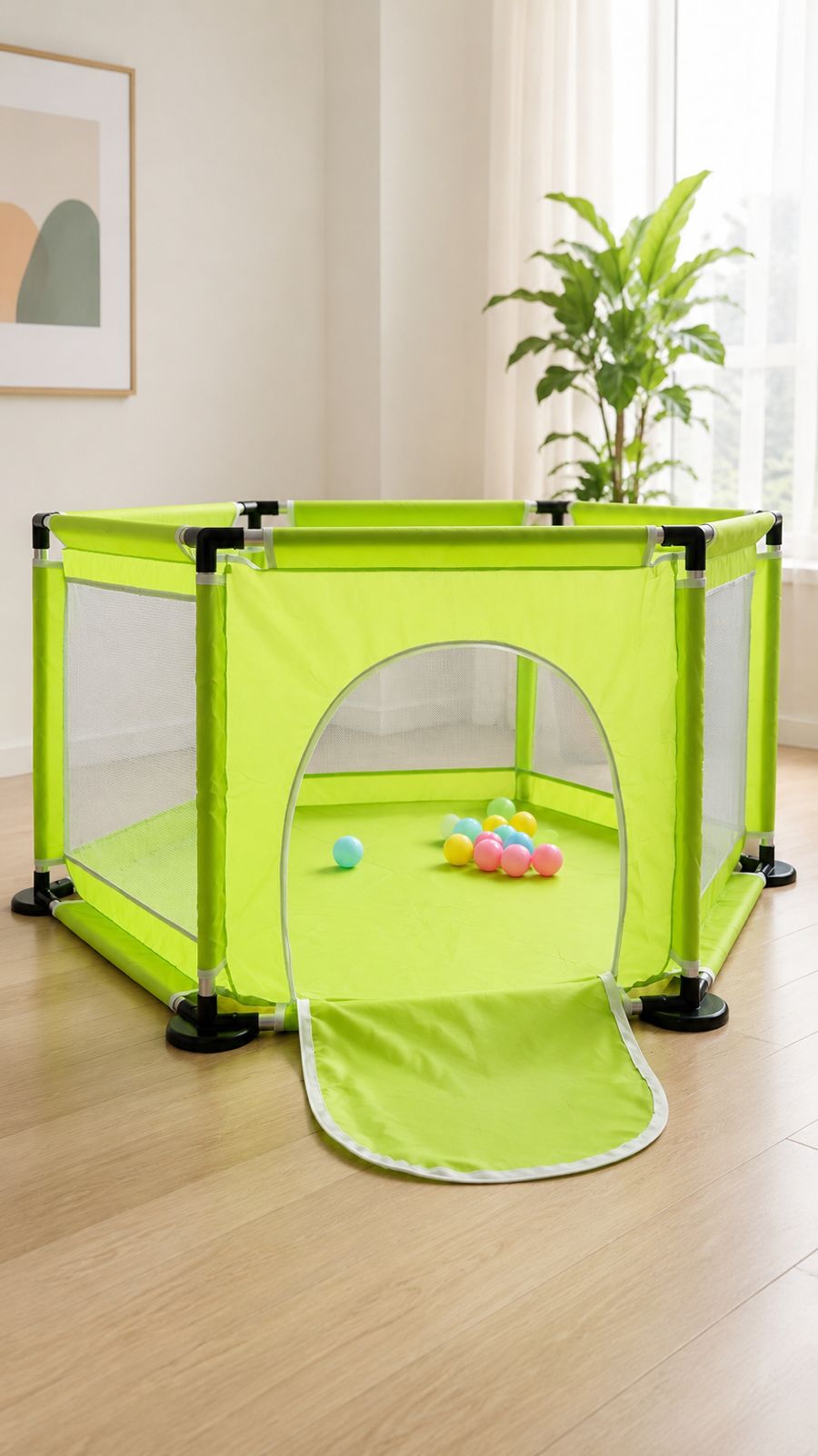 👶 CORRAL INFANTIL AMPLIO Y SEGURO 💚