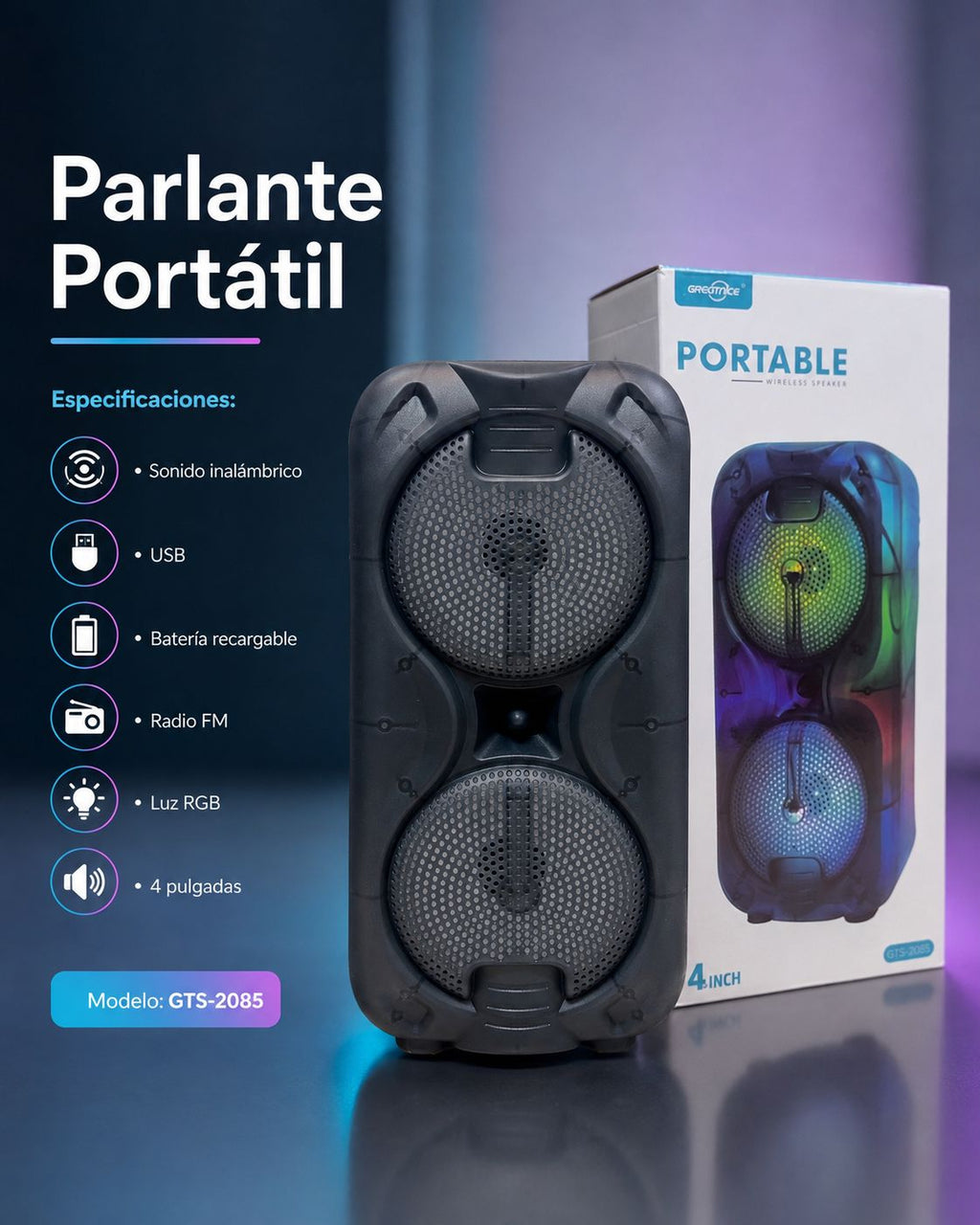 🔊PARLANTE GTS🔊.E2N4