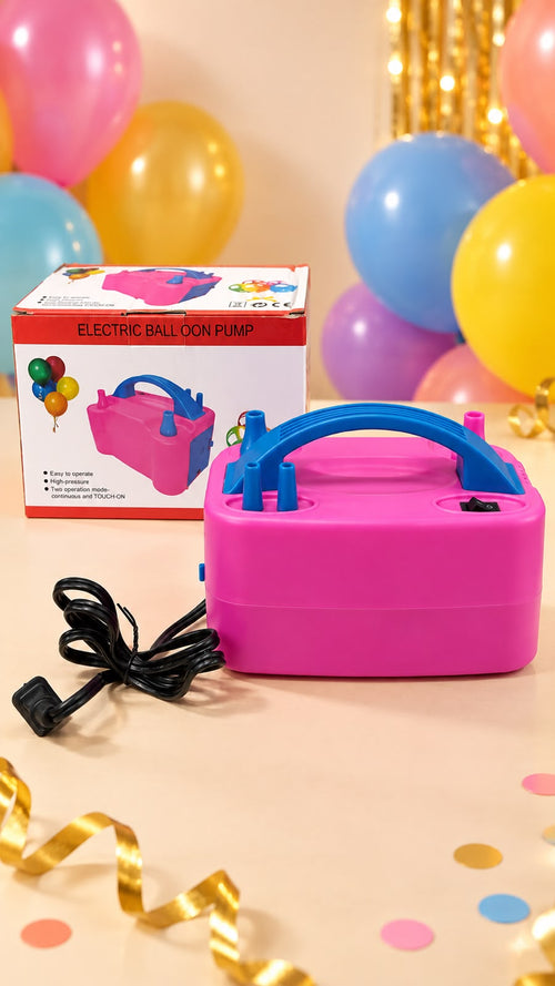 BOMBA ELÉCTRICA PARA INFLAR GLOBOS ⚡.E3N3
