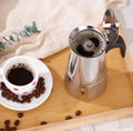 CAFETERA ESPRESSO DE ACERO INOXIDABLE