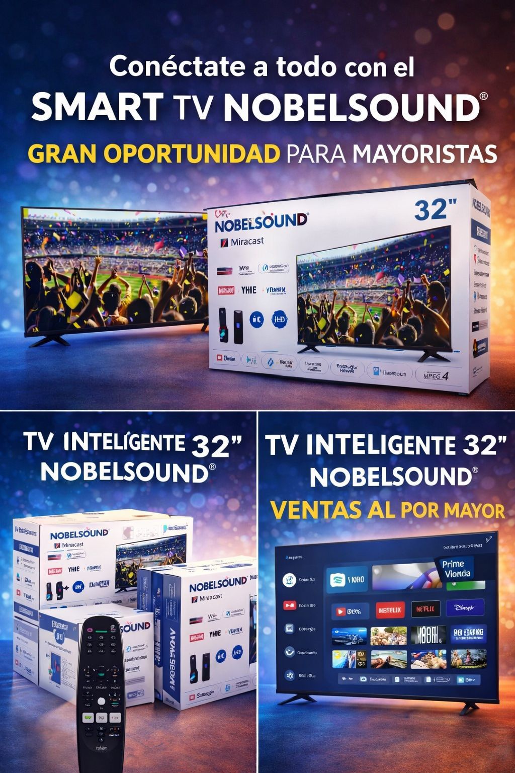 SMART TV NOBELSOUND 32”