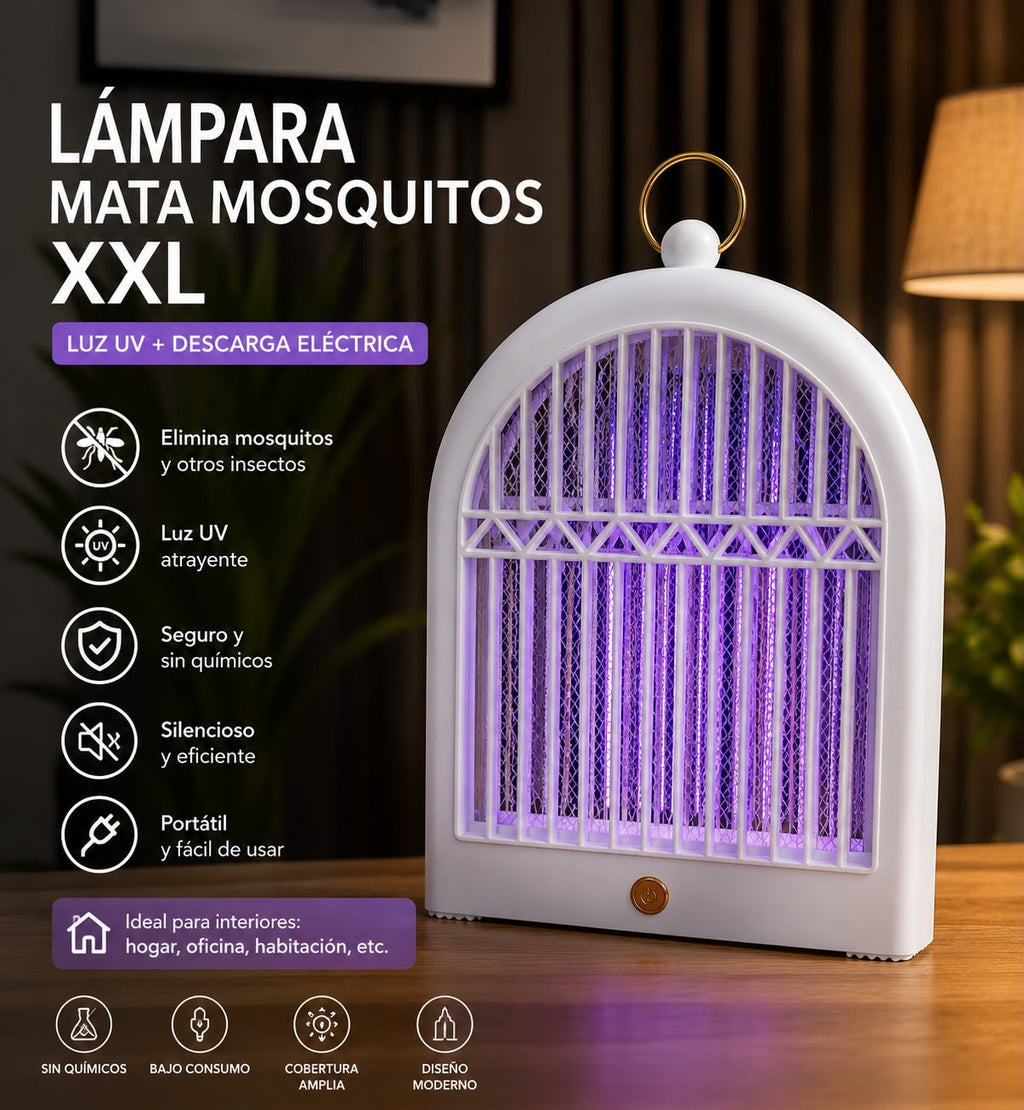 LÁMPARA MATA MOSQUITOS UV XXL