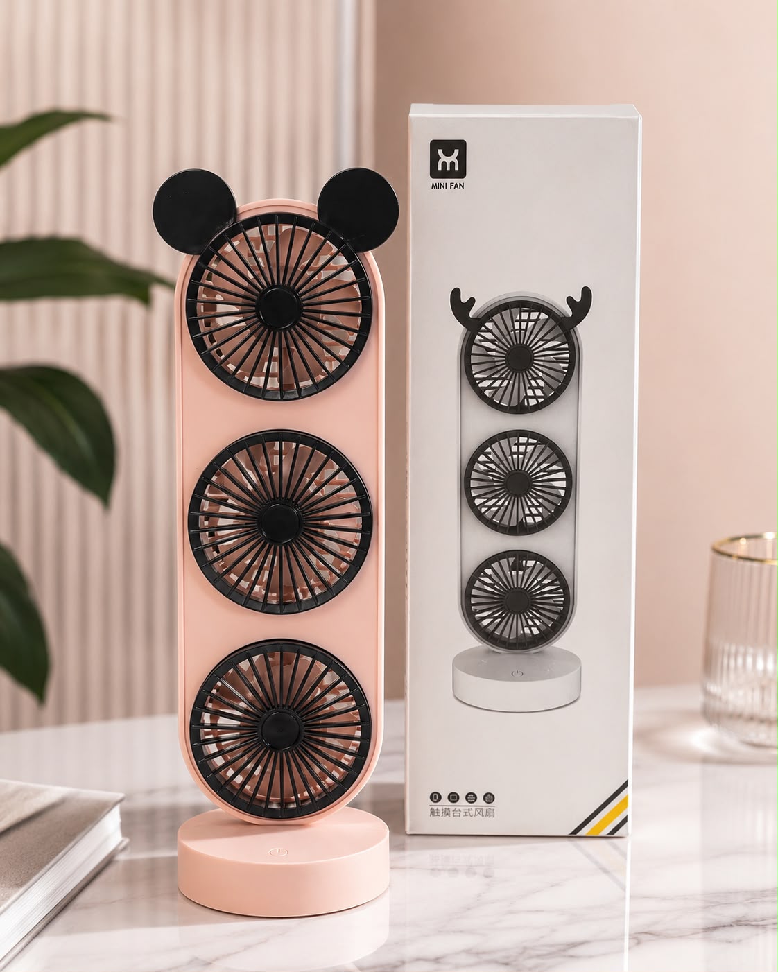 VENTILADOR X3 ESTILO MICKEY