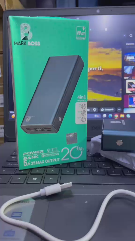 POWER BANK MARK BOSS DE 20.000MAH