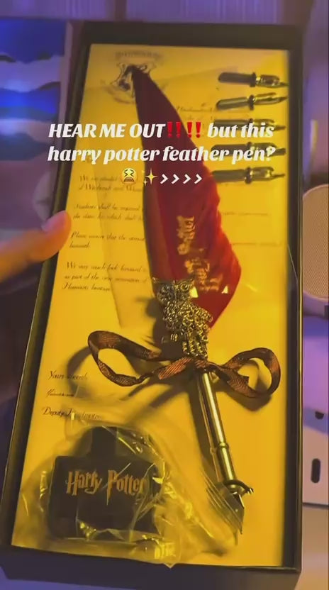 PLUMA CON TINTA 🪶 HARRY POTTER